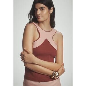 NWT Anthropologie Maeve Sleeveless Halter Tank - Size M MSRP $48